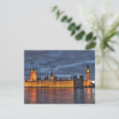 Briefkaart Houses of Parliament/Big Ben, Londen Ve (Staand voorkant)