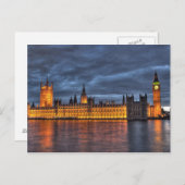 Briefkaart Houses of Parliament/Big Ben, Londen Ve (Voorkant / Achterkant)