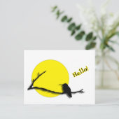 Briefkaart - Hummingbird Groeten (Staand voorkant)