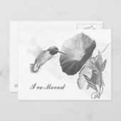 Briefkaart Hummingbird & Morning Glory Ik ben verh (Voorkant / Achterkant)