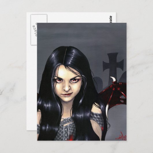 briefkaart "Hunger Pains" (Voorkant / Achterkant)