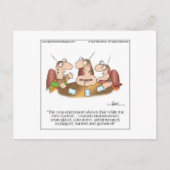 Briefkaart HUNTERS & GATHERERS tegen April McCallu (Voorkant)