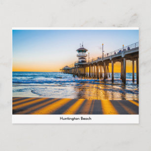 Briefkaart Huntington Beach Pier