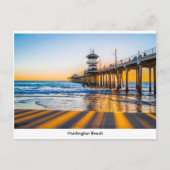 Briefkaart Huntington Beach Pier (Voorkant)