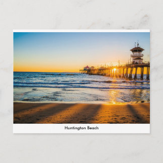 Briefkaart Huntington Beach Pier