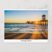 Briefkaart Huntington Beach Pier (Voorkant)