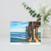 Briefkaart Huntington Beach Pier (Staand voorkant)