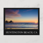 Briefkaart Huntington Beach Pier (Voorkant)