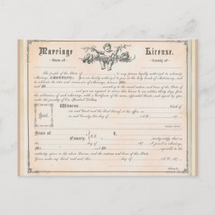 Briefkaart  huwelijksgoederenrecht