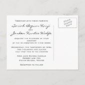 briefkaart huwelijksuitnodiging (Achterkant)