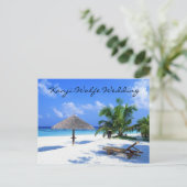 briefkaart huwelijksuitnodiging (Staand voorkant)