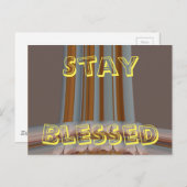 Briefkaart I houdt van Eiffeltoren en blijft gezeg (Voorkant / Achterkant)