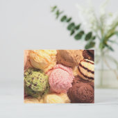 BRIEFKAART ICE CREAM SCOOPS (Staand voorkant)