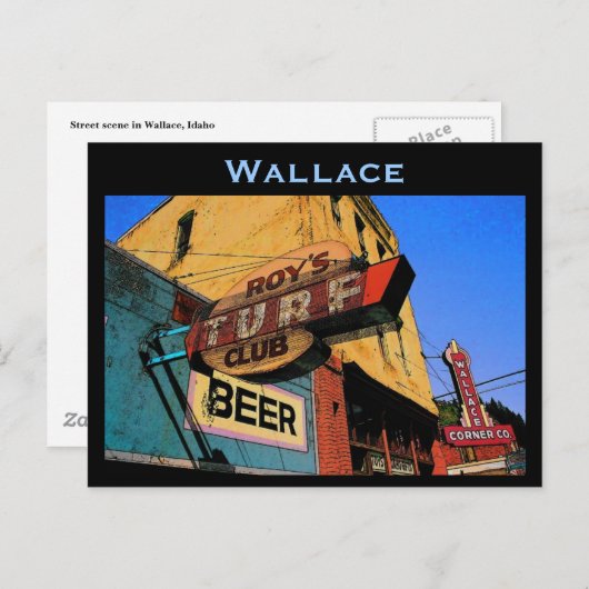 Briefkaart Idaho (Wallace) (Voorkant / Achterkant)