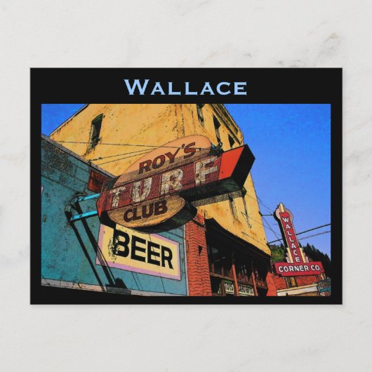 Briefkaart Idaho (Wallace) (Voorkant)