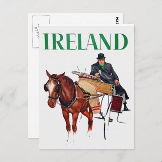 Briefkaart Ierland (Voorkant / Achterkant)