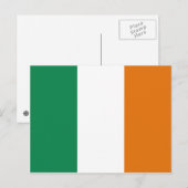 Briefkaart Ierland vlag (Voorkant / Achterkant)