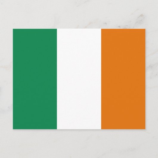 Briefkaart Ierland vlag (Voorkant)