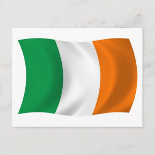 Briefkaart Ierland vlag