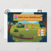BRIEFKAART IGGPPCamp Greetings (Voorkant / Achterkant)