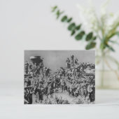 Briefkaart  ijzerwerkers (Staand voorkant)