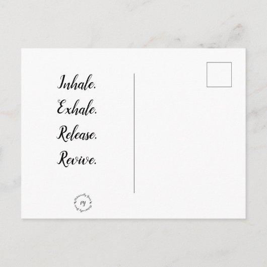 Briefkaart - Ik dacht: Hernieuwen. (Achterkant)