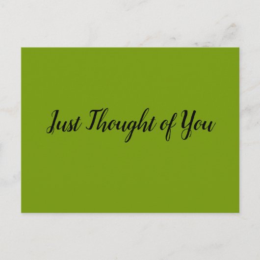 Briefkaart - Ik dacht: Hernieuwen. (Voorkant)