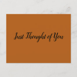 Briefkaart - Ik dacht: zou je hier willen zijn...