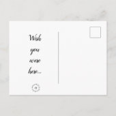 Briefkaart - Ik dacht: zou je hier willen zijn... (Achterkant)