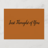 Briefkaart - Ik dacht: zou je hier willen zijn... (Voorkant)