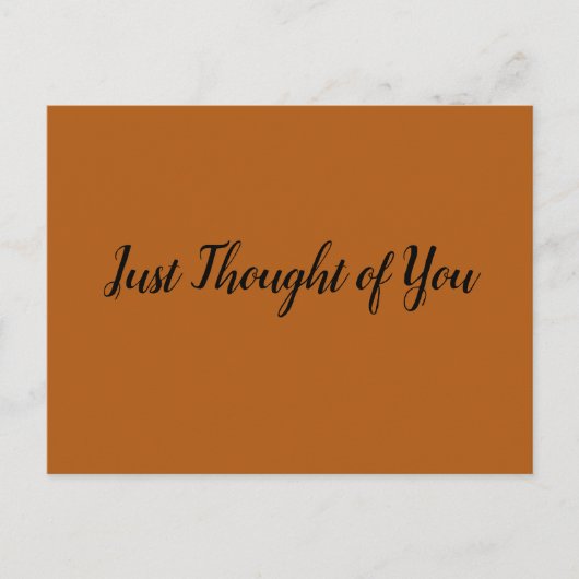 Briefkaart - Ik dacht: zou je hier willen zijn... (Voorkant)