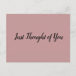 Briefkaart - Ik denk: Morgen is een nieuwe dag.