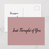 Briefkaart - Ik denk: Morgen is een nieuwe dag. (Voorkant / Achterkant)