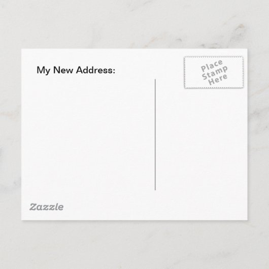 Briefkaart  Ik heb bagage verpakt (Achterkant)