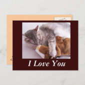 Briefkaart, ik hou van je briefkaart (Voorkant / Achterkant)