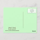 Briefkaart, ik Miss U Briefkaart (Achterkant)