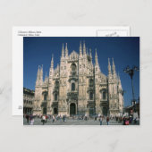 briefkaart "Il Duomo, Milano" (Voorkant / Achterkant)