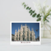 briefkaart "Il Duomo, Milano" (Staand voorkant)