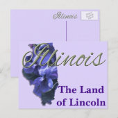 Briefkaart - ILLINOIS (Voorkant / Achterkant)
