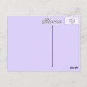 Briefkaart - ILLINOIS (Achterkant)