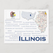 Briefkaart "Illinois" (Voorkant)