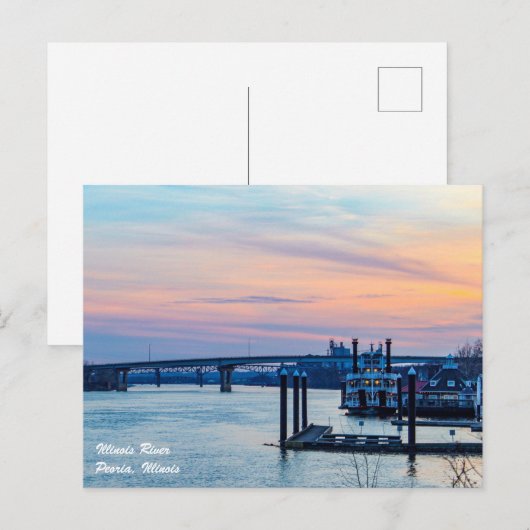 Briefkaart Illinois River (Voorkant / Achterkant)