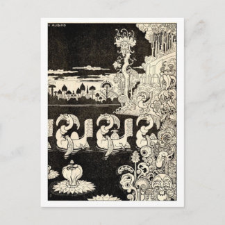 Briefkaart  illustratie