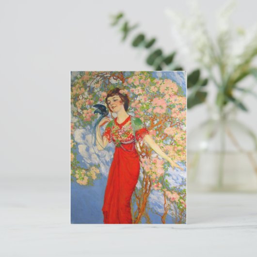 Briefkaart  illustratie (Staand voorkant)