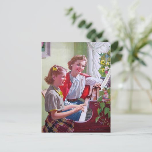 Briefkaart illustratie (Staand voorkant)