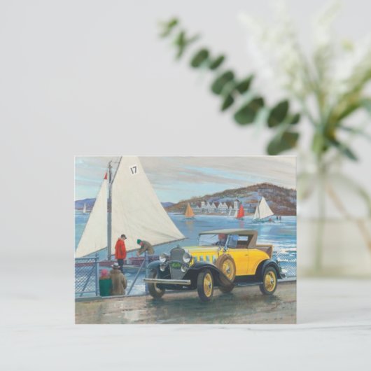 Briefkaart  illustratie (Staand voorkant)