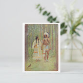 Briefkaart  illustratie (Staand voorkant)