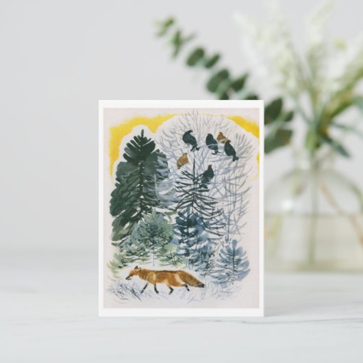 Briefkaart illustratie (Staand voorkant)