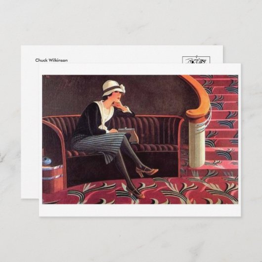 Briefkaart  illustratie (Voorkant / Achterkant)