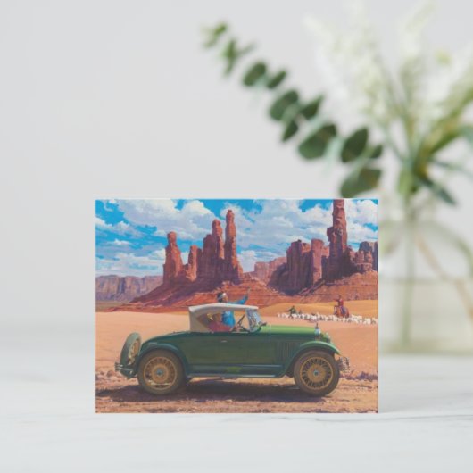 Briefkaart illustratie (Staand voorkant)